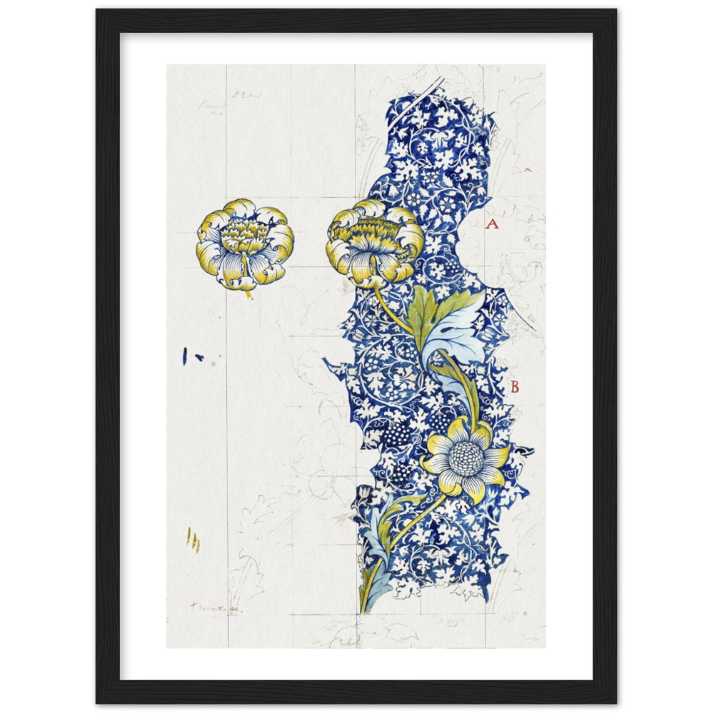 Floral print, Kennet (1883), by William Morris
