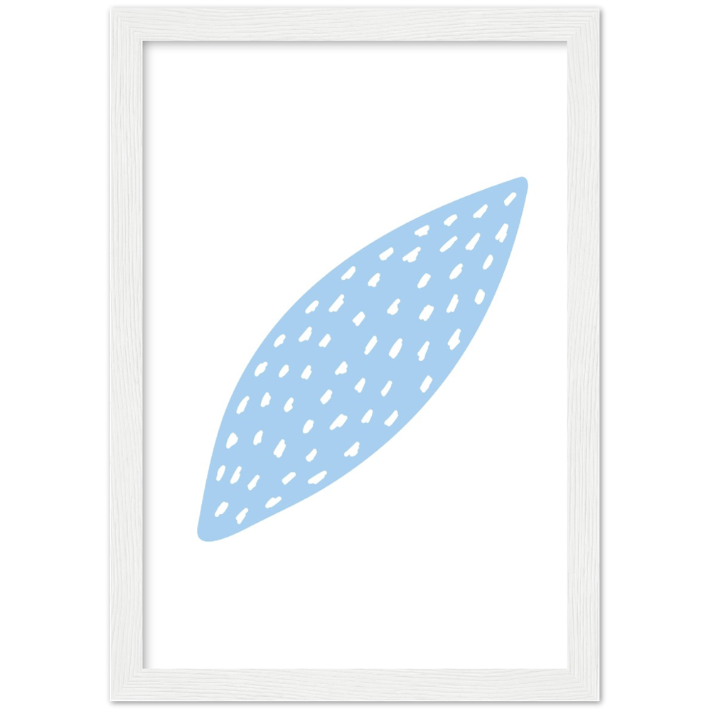 Framed Abstract Leaf Print