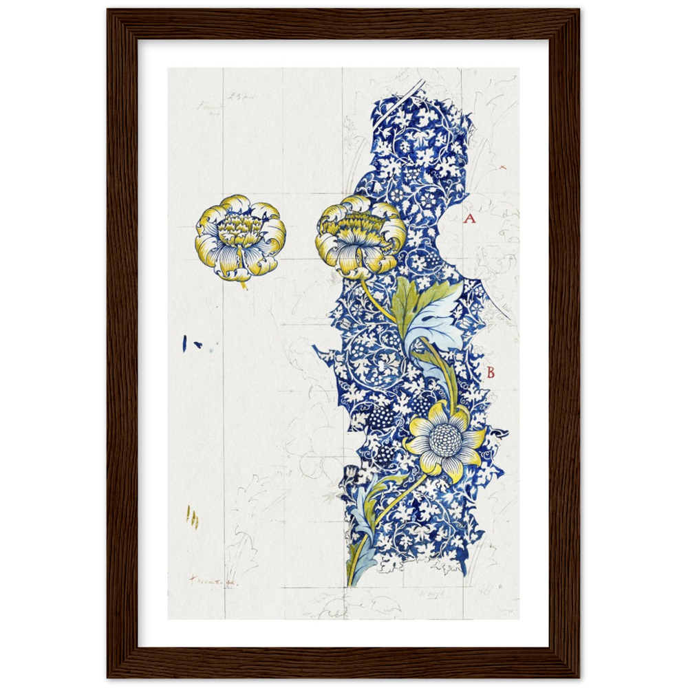 Floral print, Kennet (1883), by William Morris