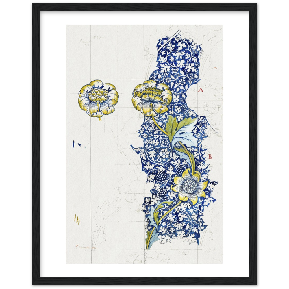 Floral print, Kennet (1883), by William Morris