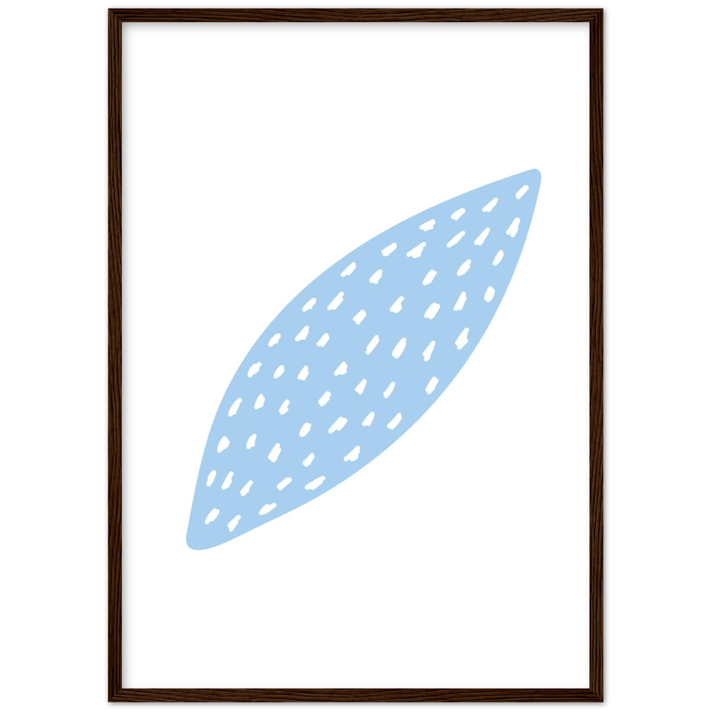 Framed Abstract Leaf Print