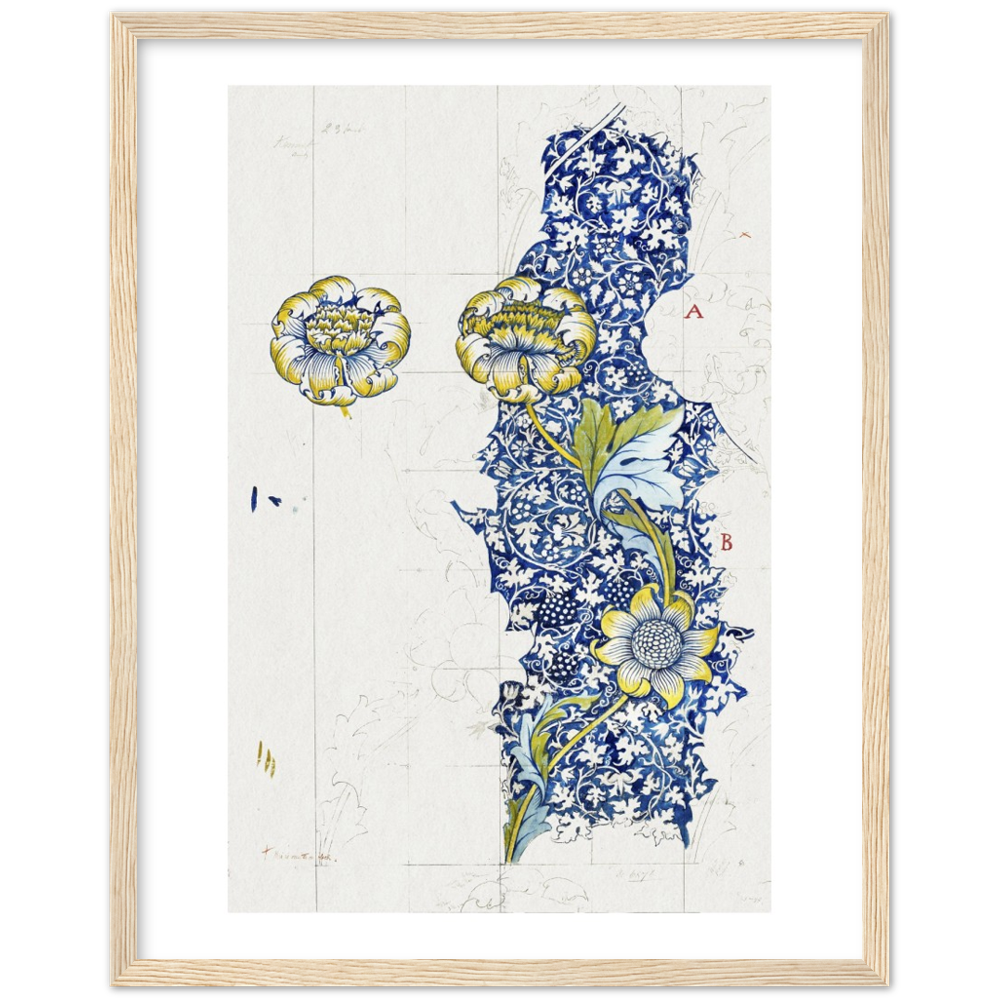 Floral print, Kennet (1883), by William Morris