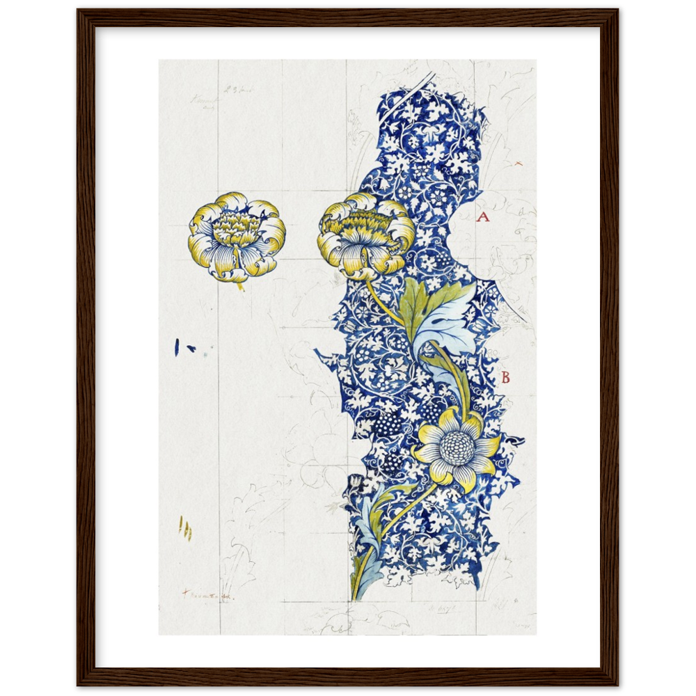 Floral print, Kennet (1883), by William Morris