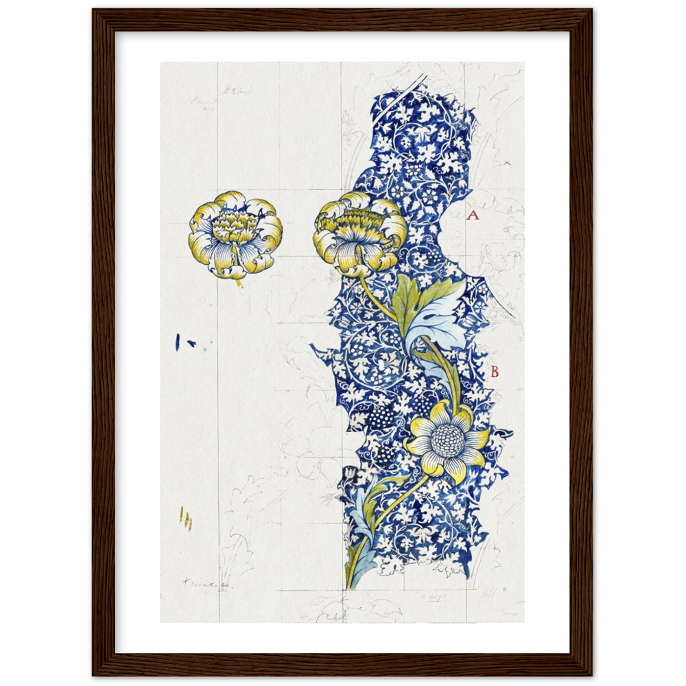 Floral print, Kennet (1883), by William Morris