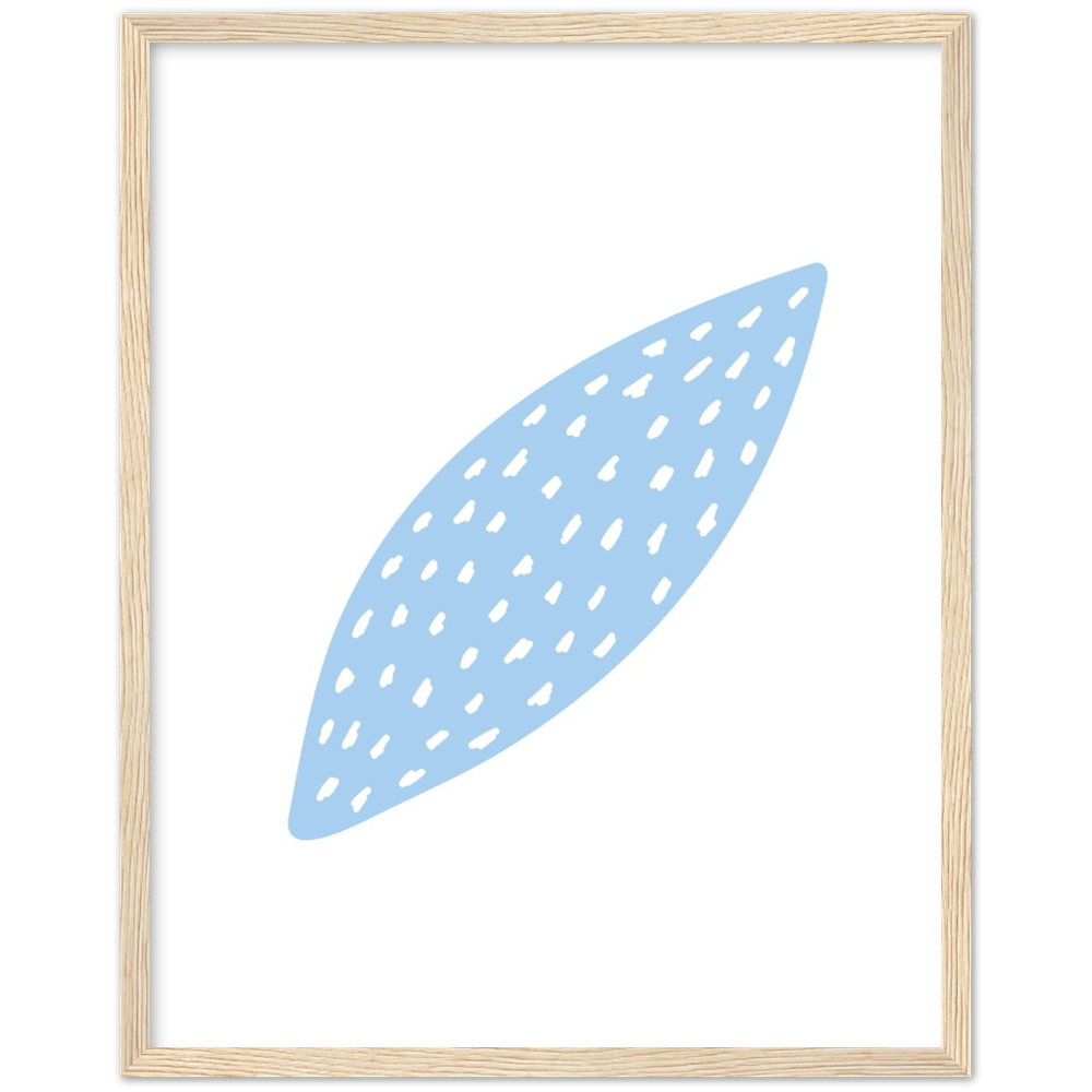 Framed Abstract Leaf Print