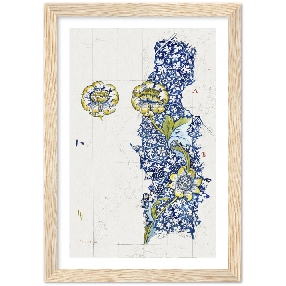 Floral print, Kennet (1883), by William Morris