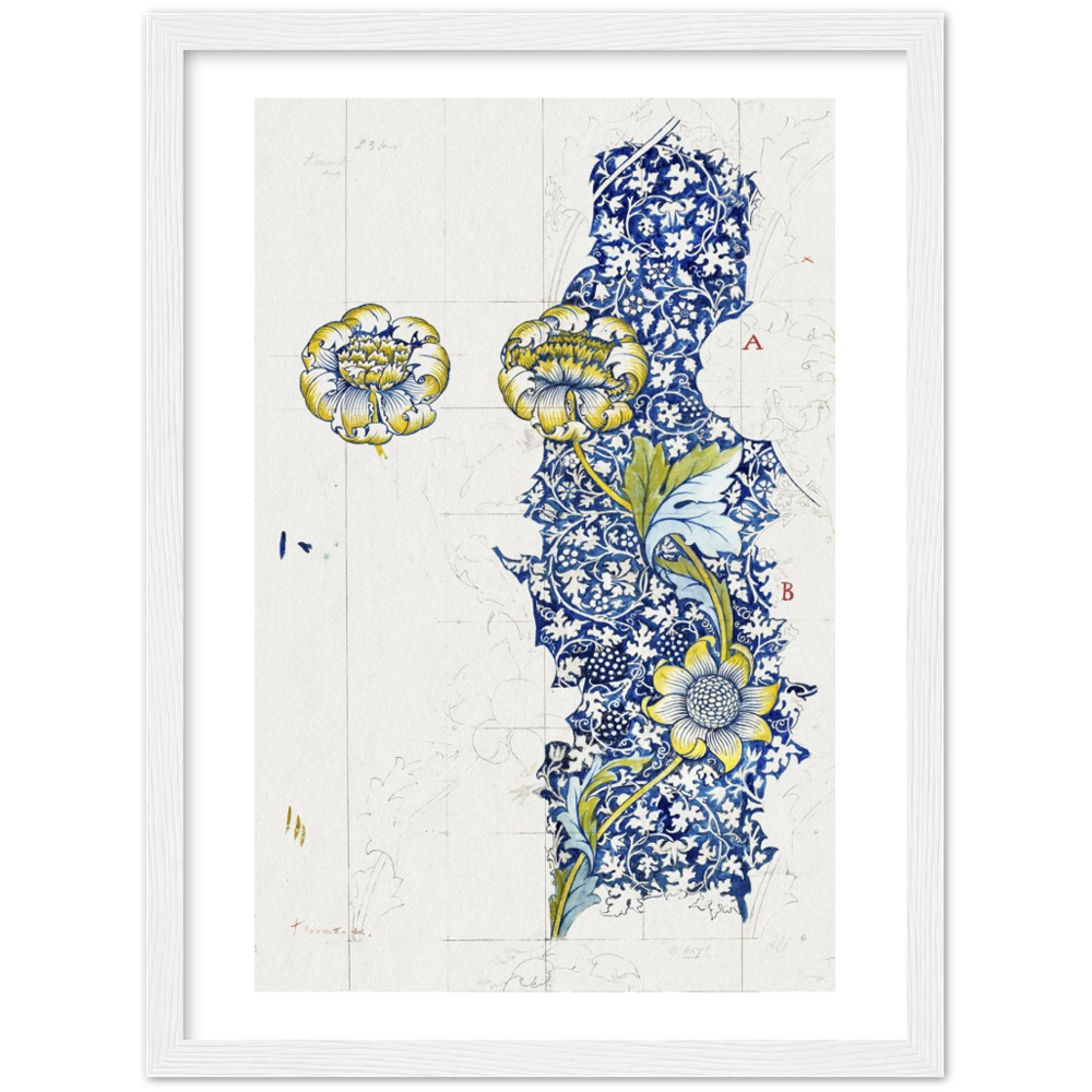 Floral print, Kennet (1883), by William Morris