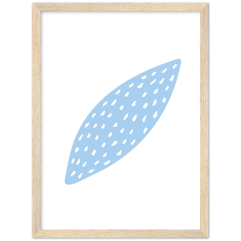 Framed Abstract Leaf Print