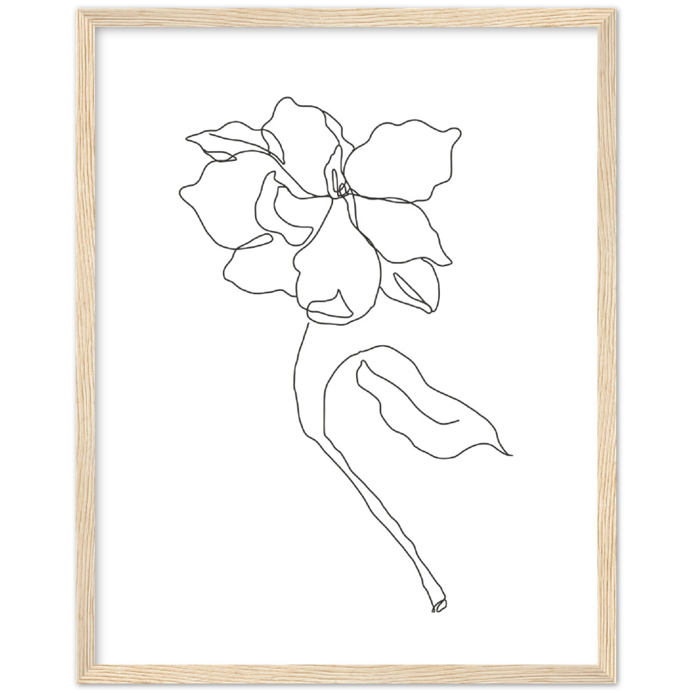 Framed Buttercup Flower Poster