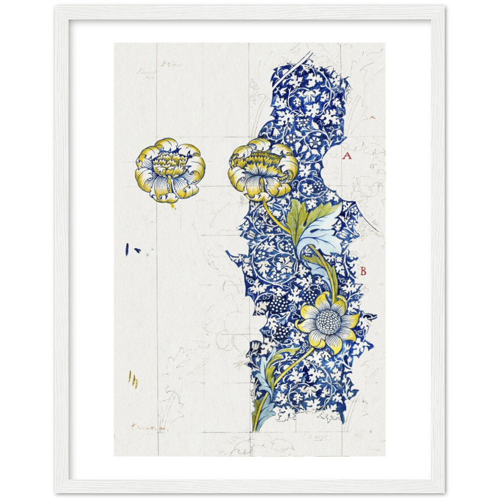 Floral print, Kennet (1883), by William Morris