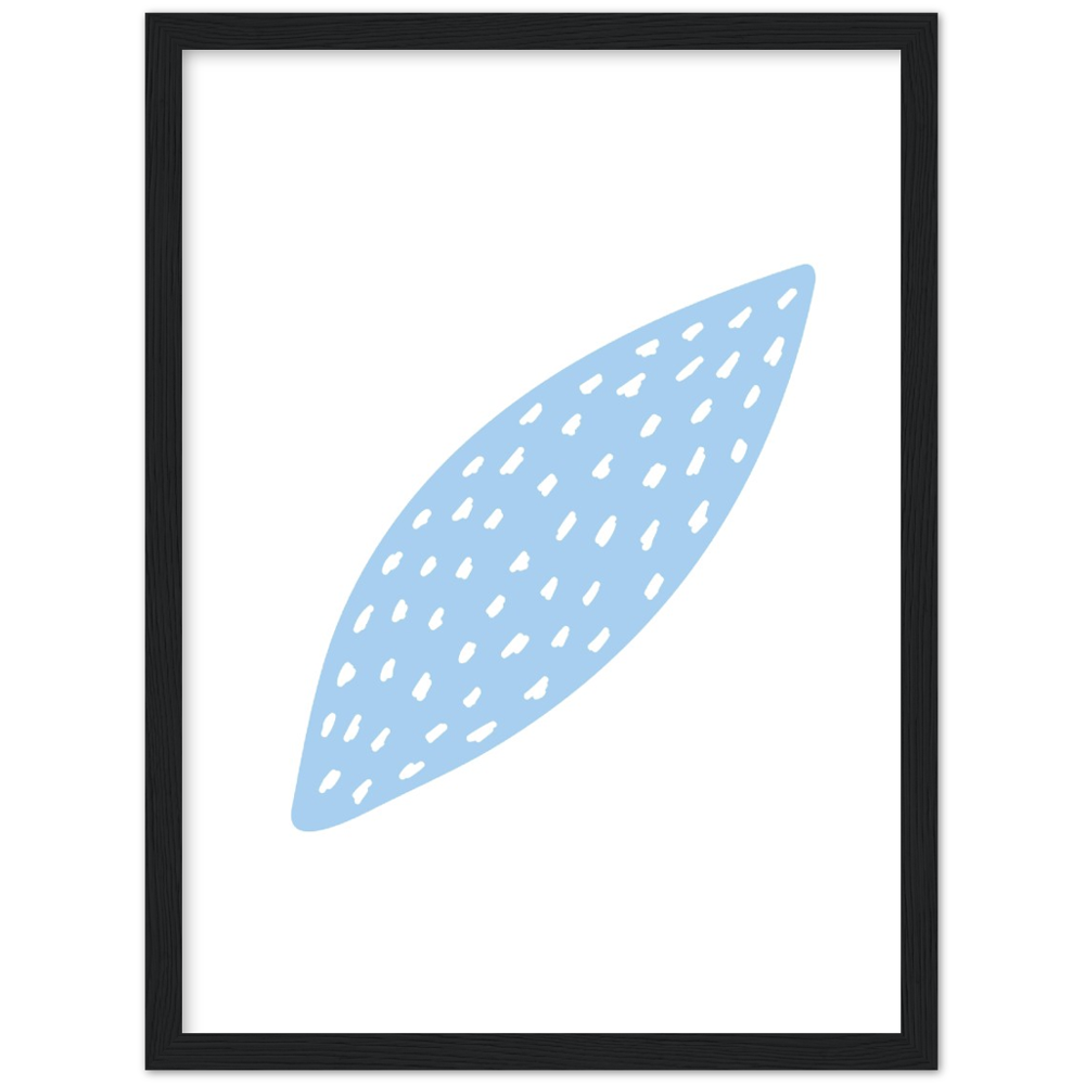 Framed Abstract Leaf Print