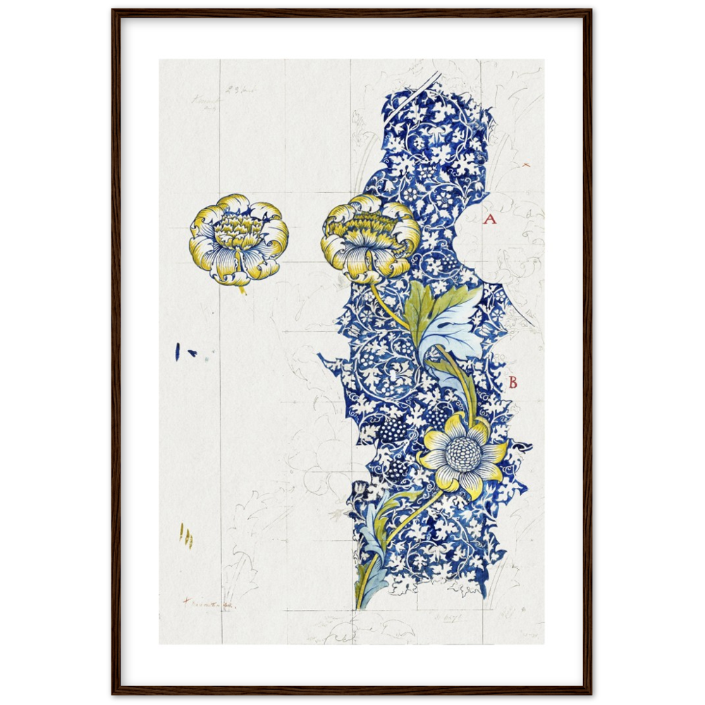 Floral print, Kennet (1883), by William Morris