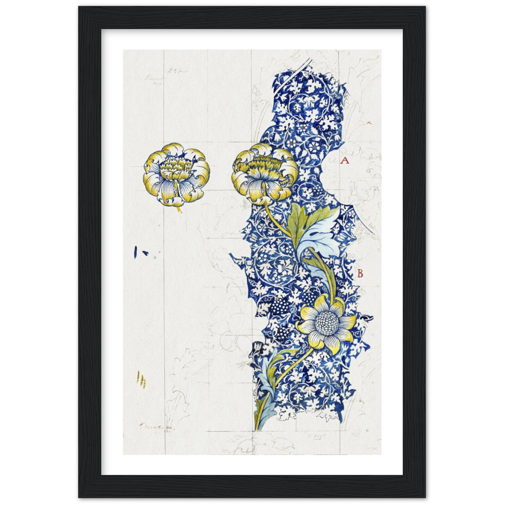 Floral print, Kennet (1883), by William Morris