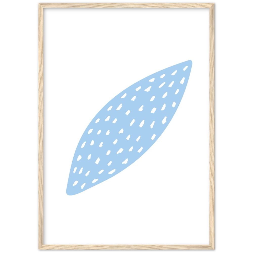 Framed Abstract Leaf Print