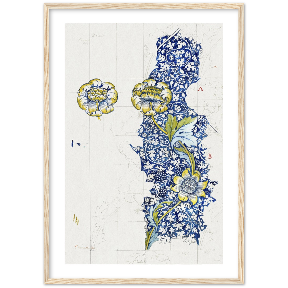 Floral print, Kennet (1883), by William Morris